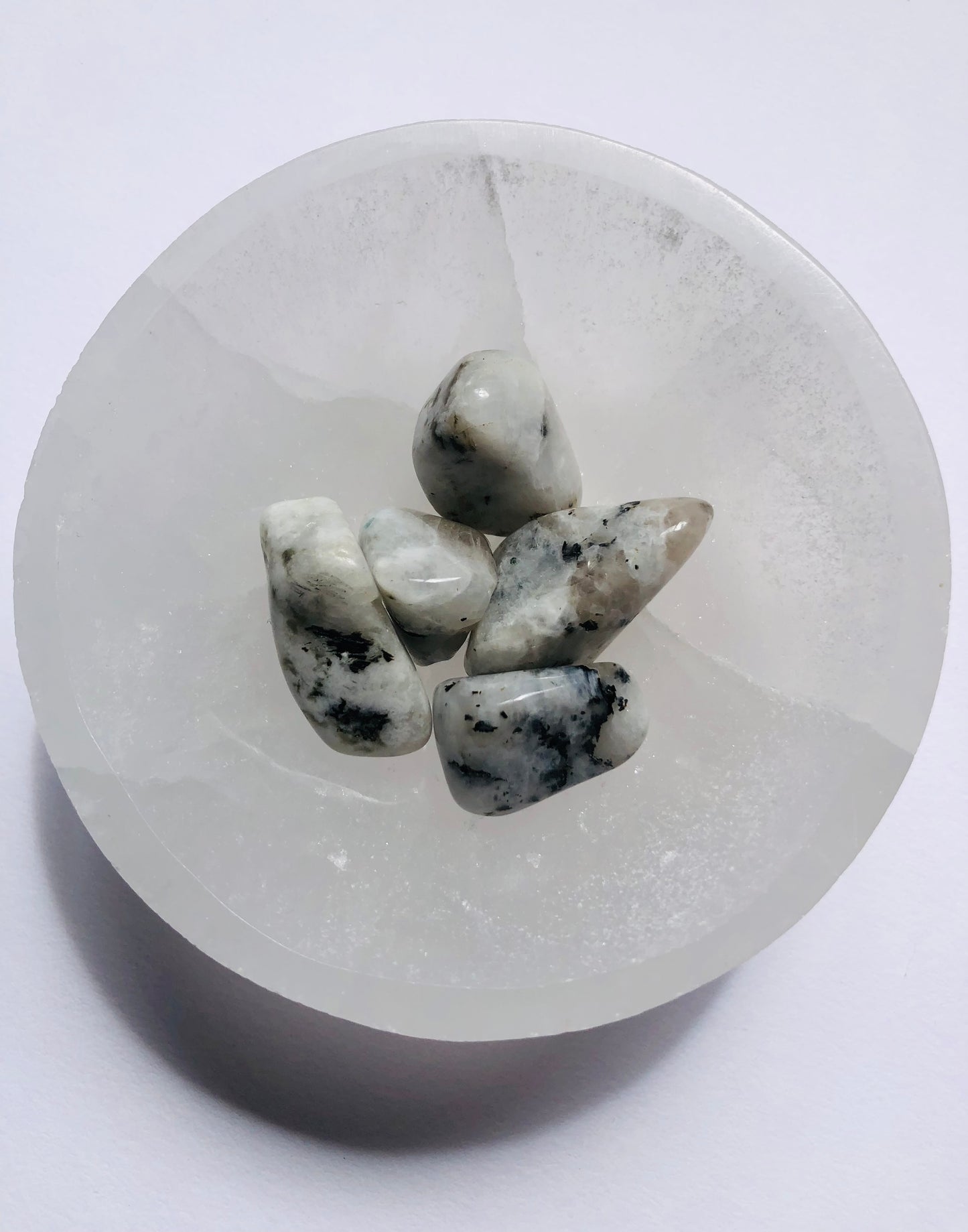 Rainbow Moonstone Tumbled Stone