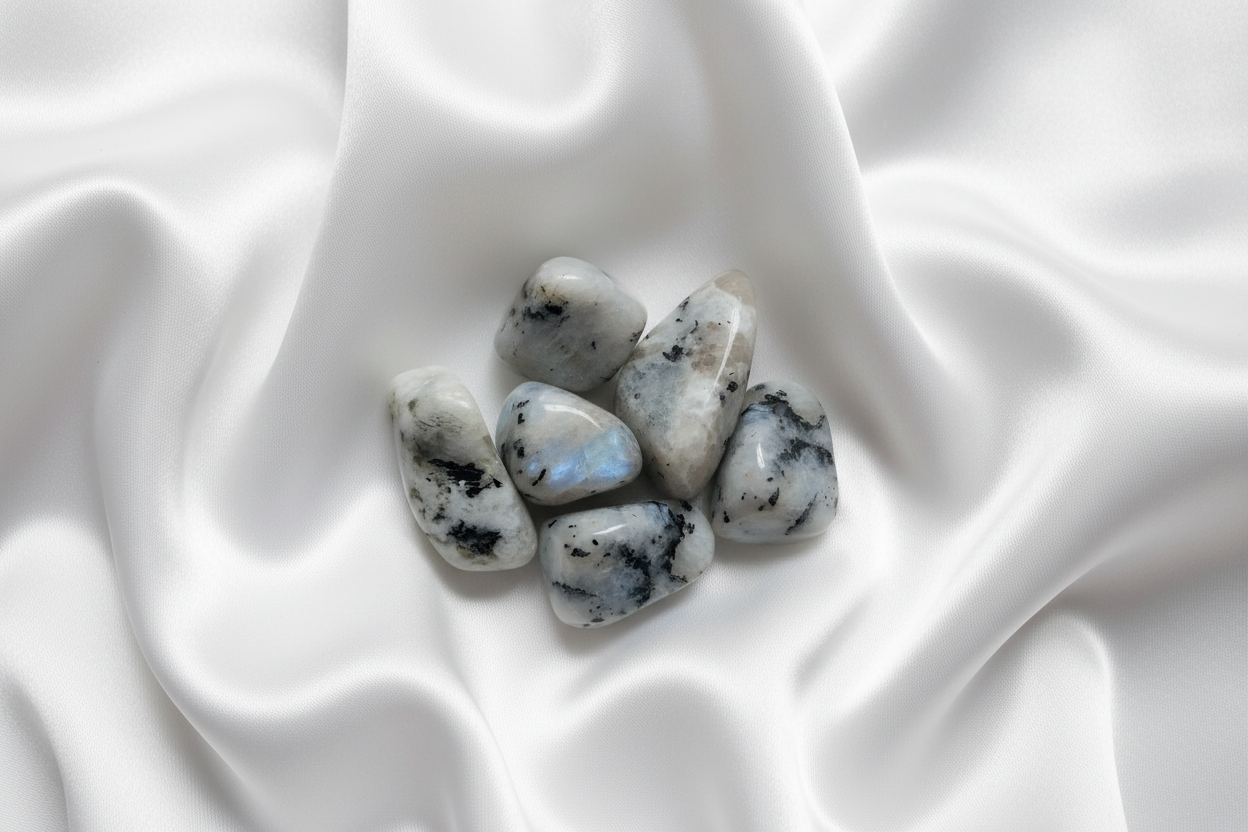 Rainbow Moonstone Tumbled Stone