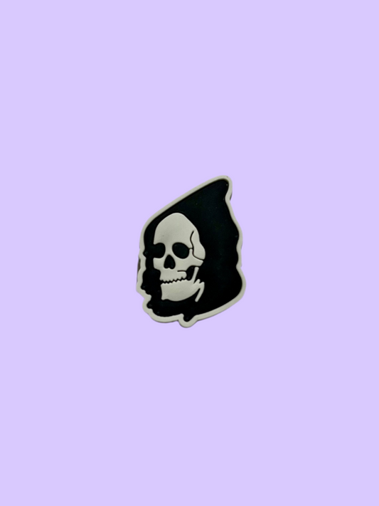 Grim Reaper Croc Charm