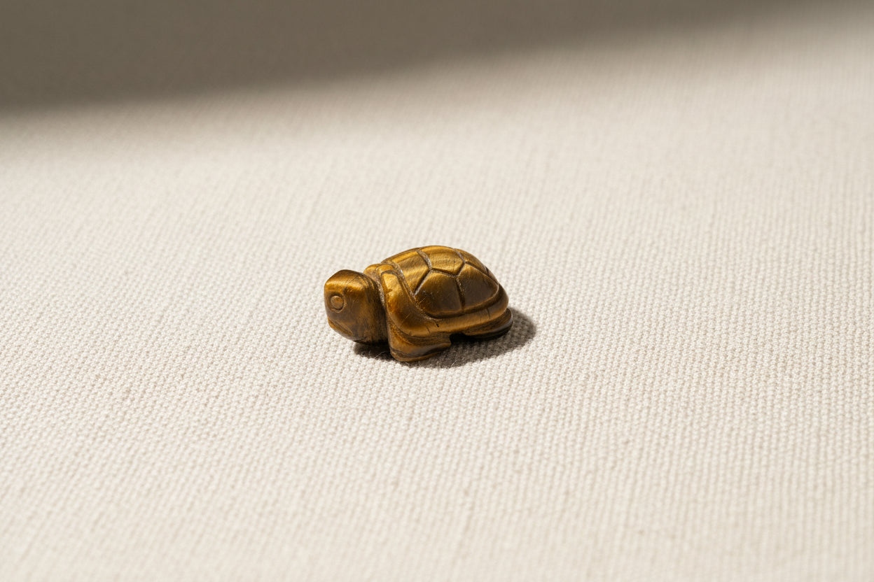Tigers Eye Mini Turtle