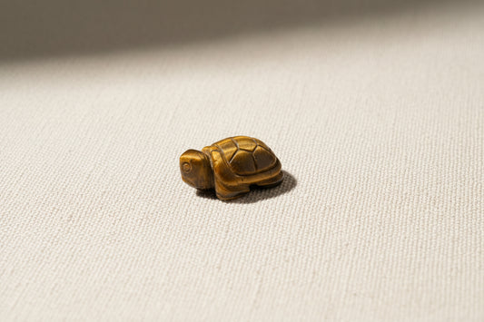 Tigers Eye Mini Turtle