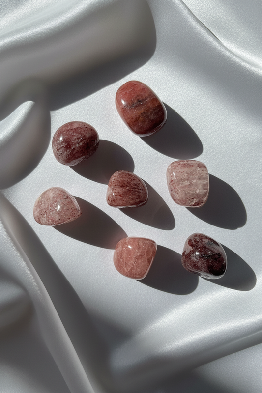 Strawberry Quartz Tumbled Stone