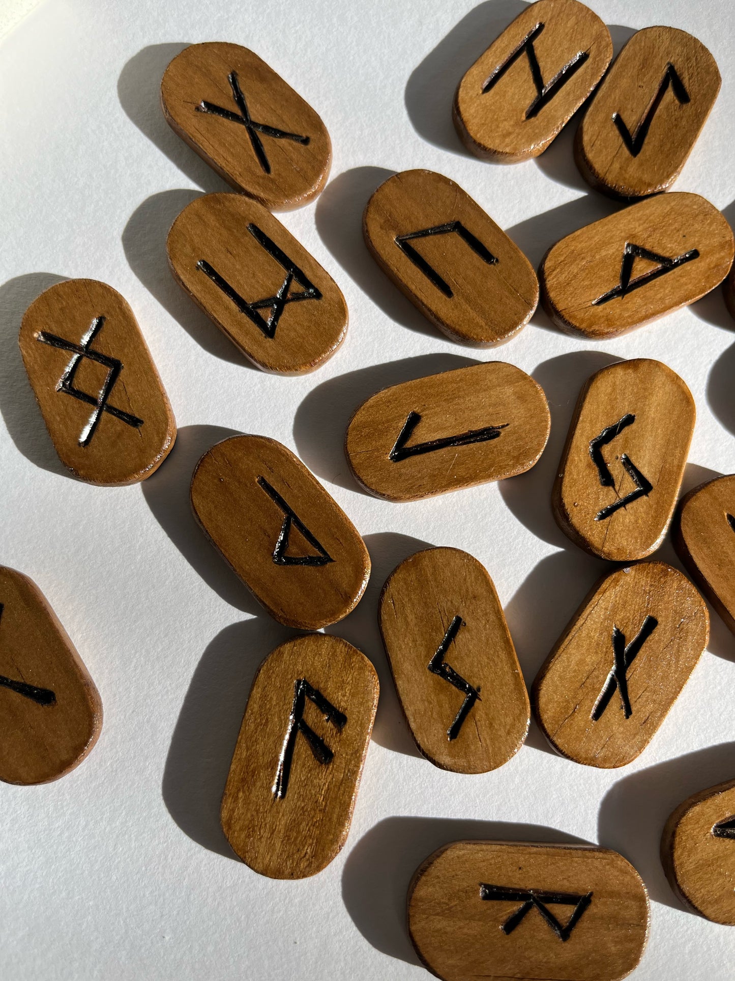 Pine Elder Futhark Runes Set