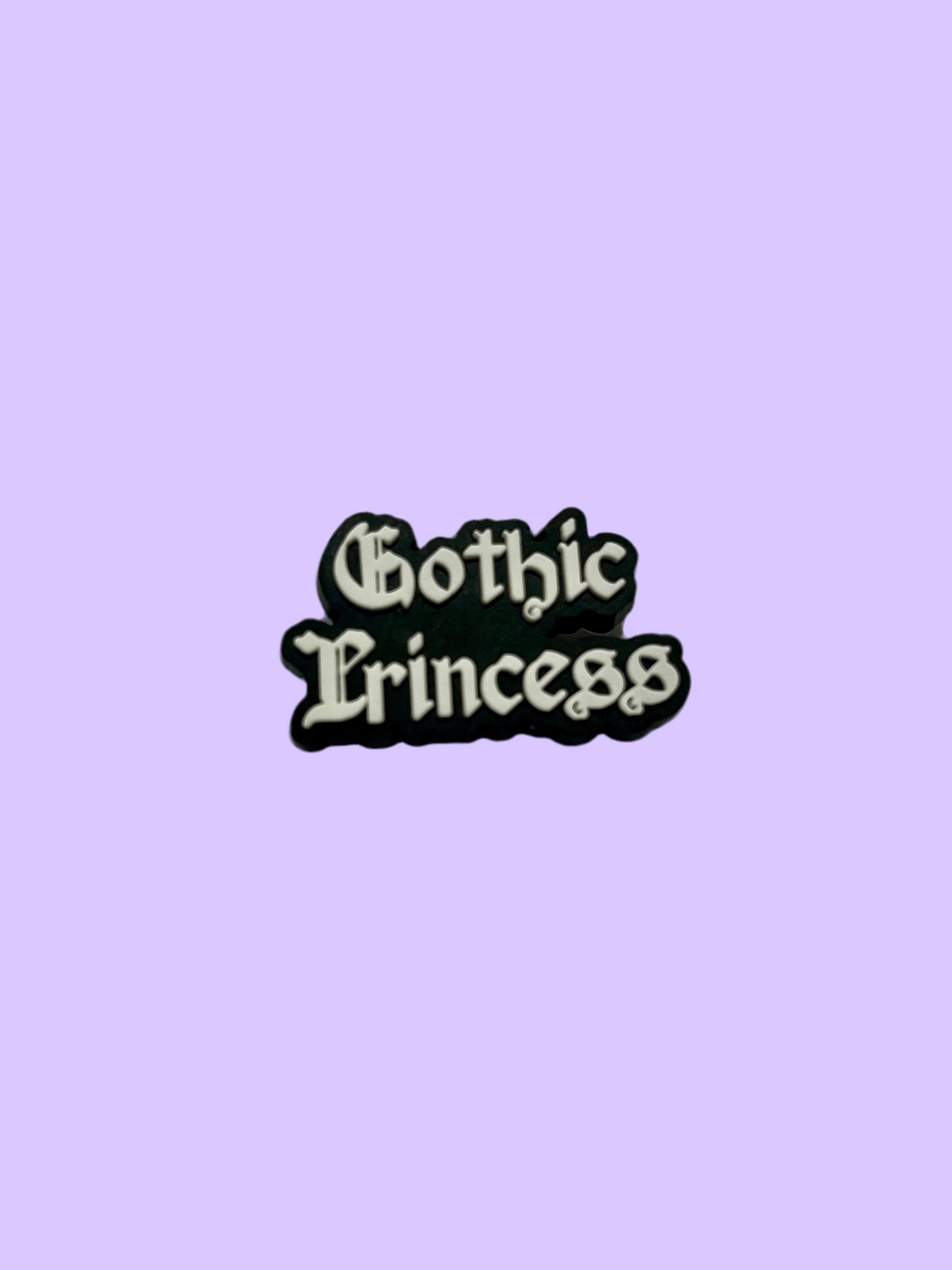 Gothic Princess Croc Charm