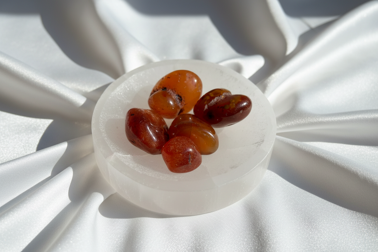 Carnelian Agate Tumbled Stone
