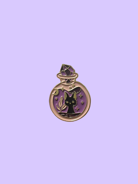 Purrfect Potion Pin