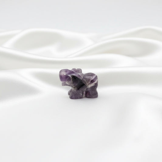 Amethyst Crystal Carving Elephant NZ