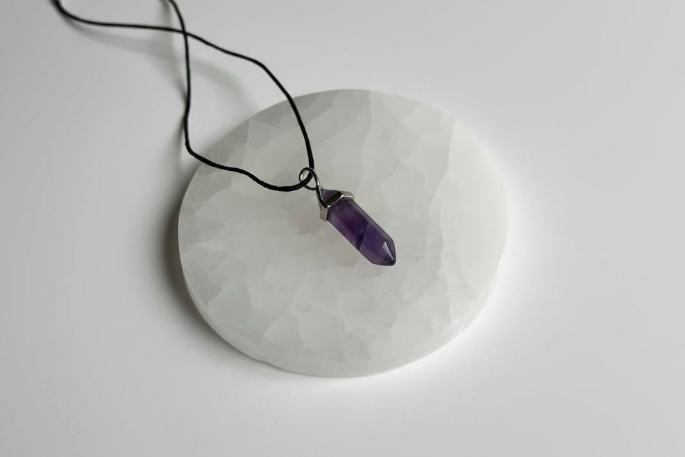 Amethyst Crystal Necklace NZ
