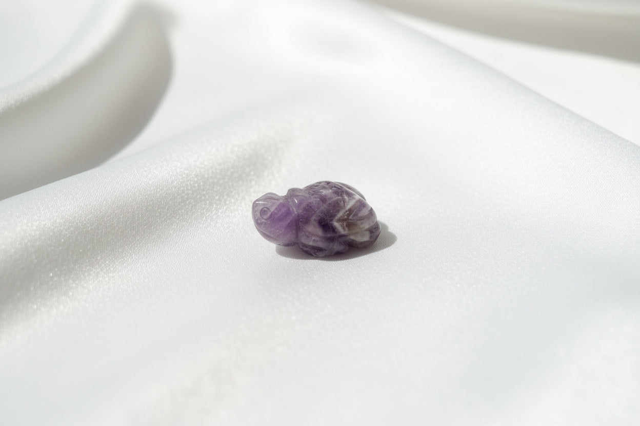 Amethyst Turtle Crystal Carving NZ