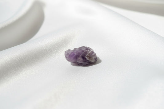 Amethyst Turtle Crystal Carving NZ
