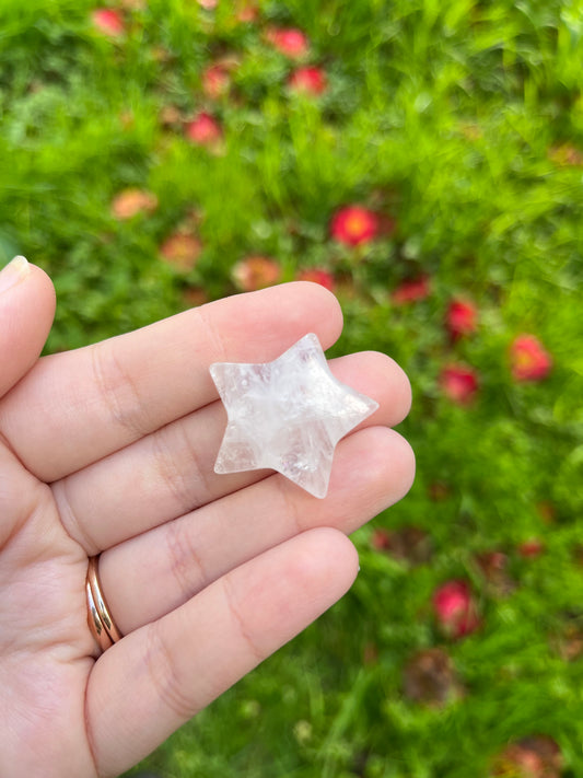 Clear Quartz Star