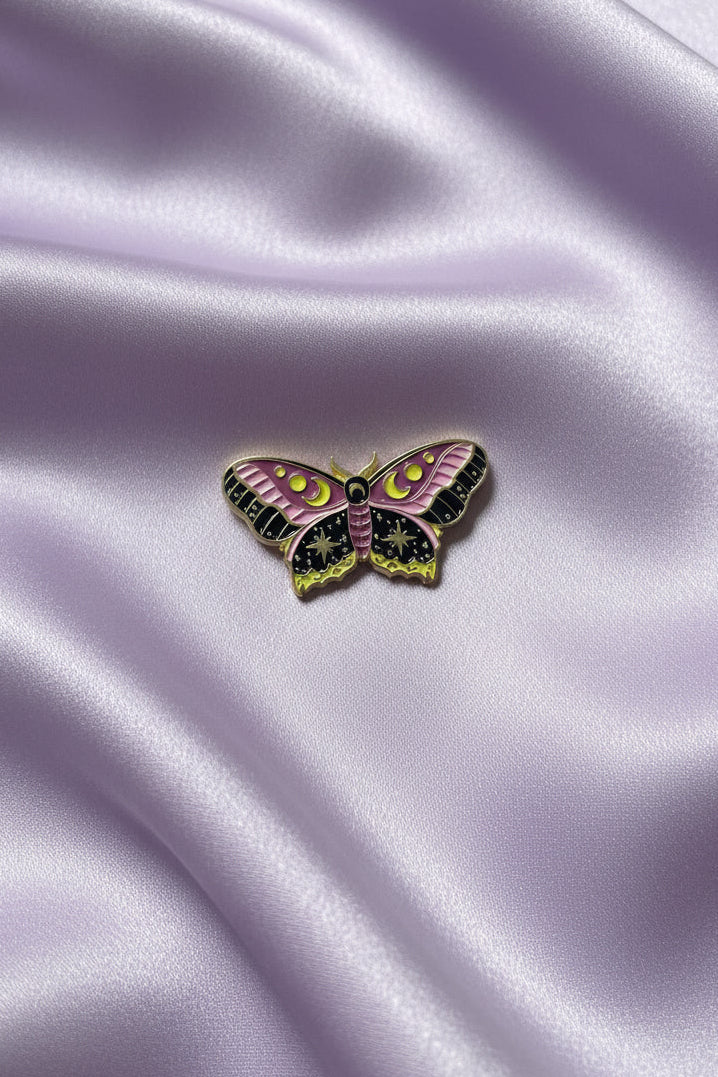 Moonlit Luna Moth Pin