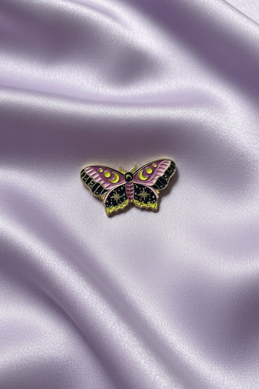 Moonlit Luna Moth Pin