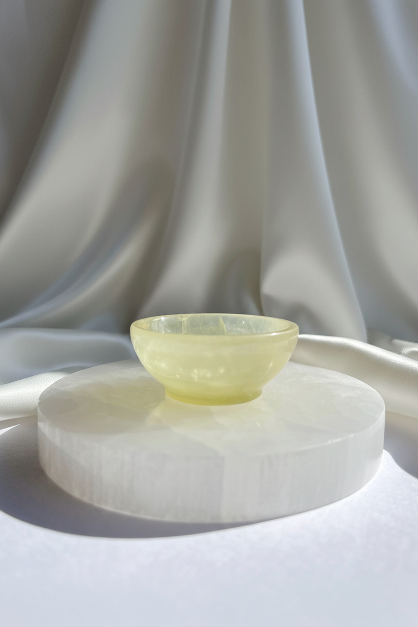Banded Calcite Crystal Bowl Carving NZ