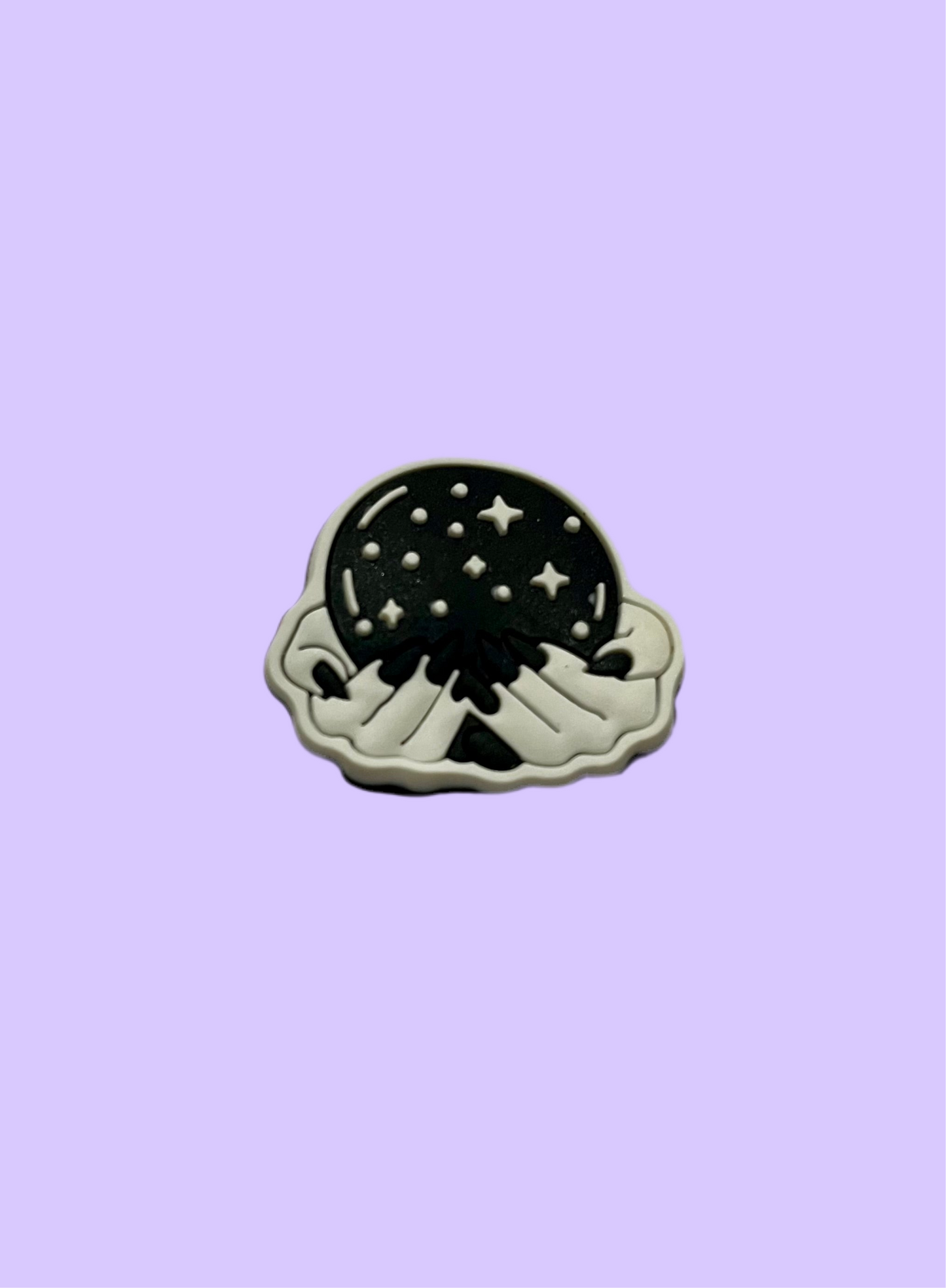 Crystal Ball Croc Charm