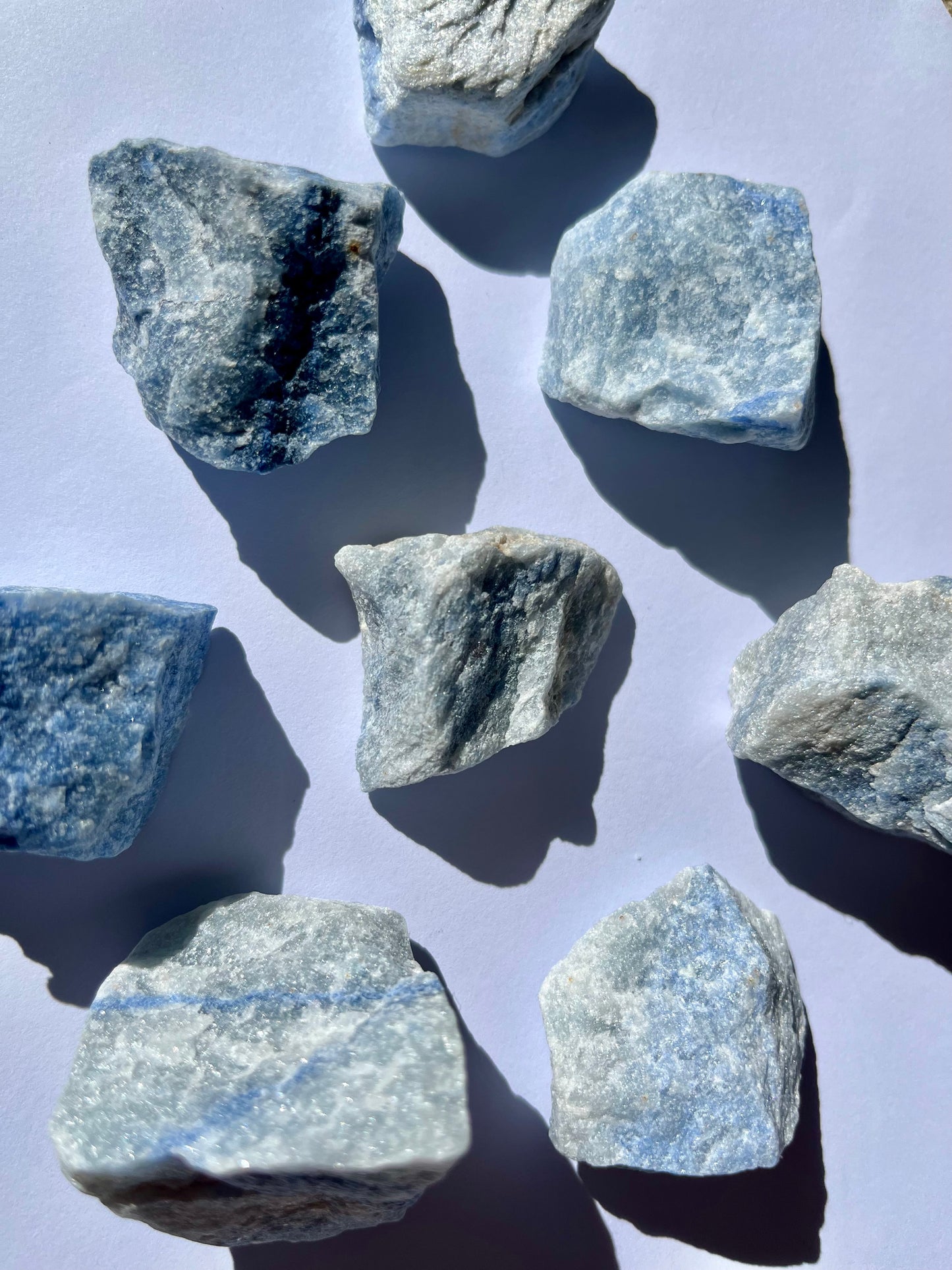 Blue Quartz - Rough