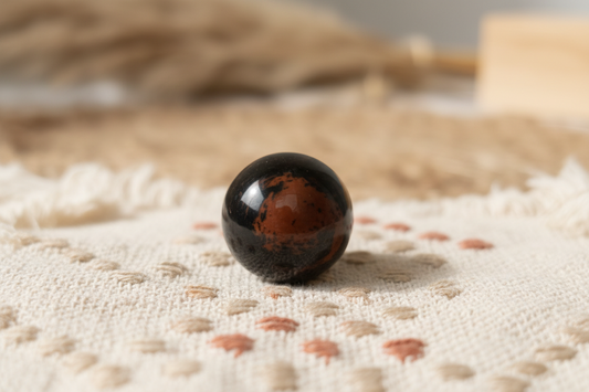 Mahogany Obsidian Sphere