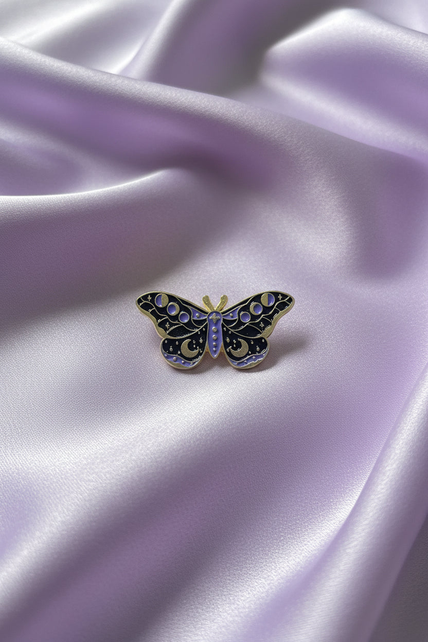 Celestial Moon Moth Pin