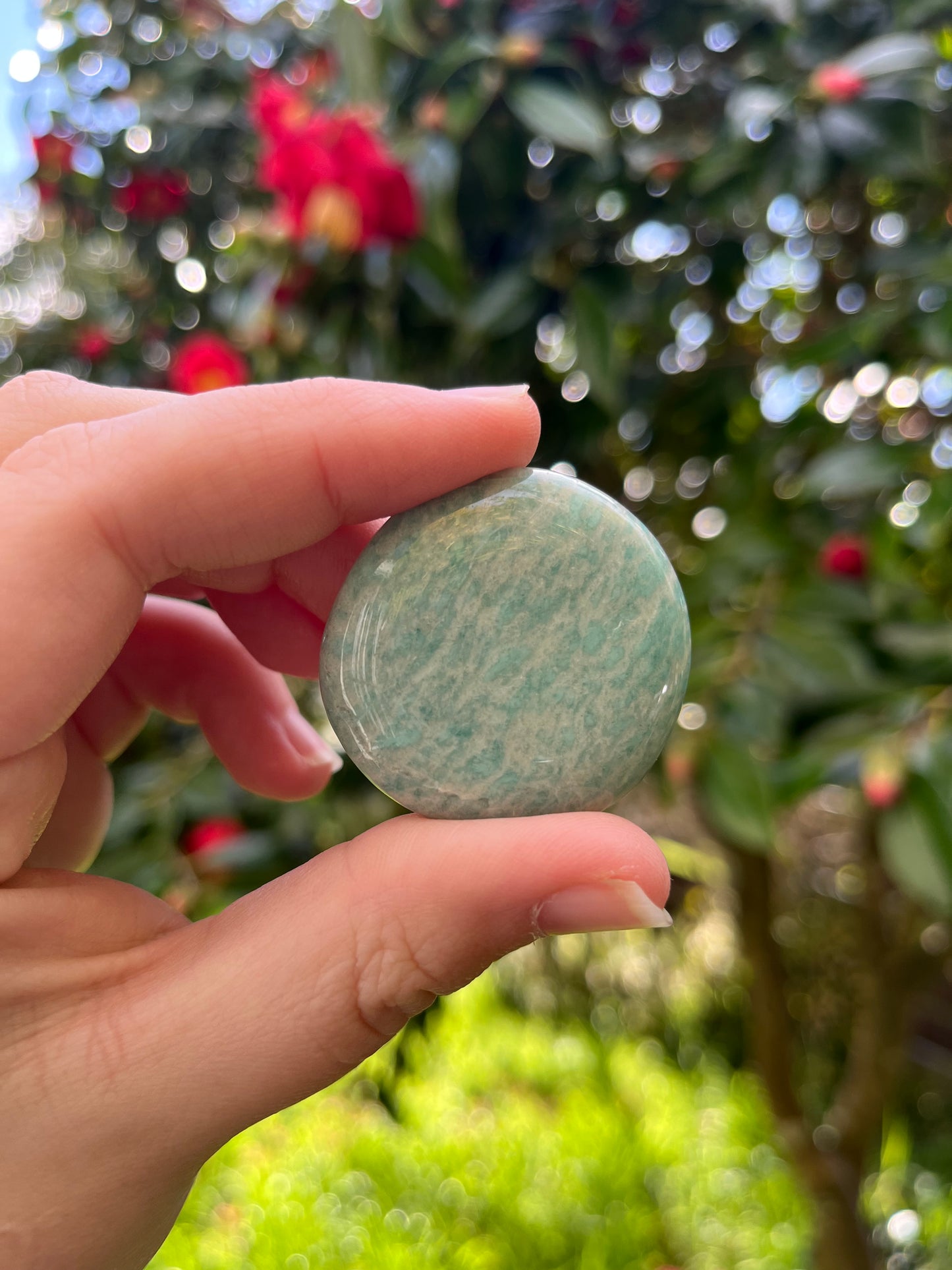 Amazonite Flat Stone