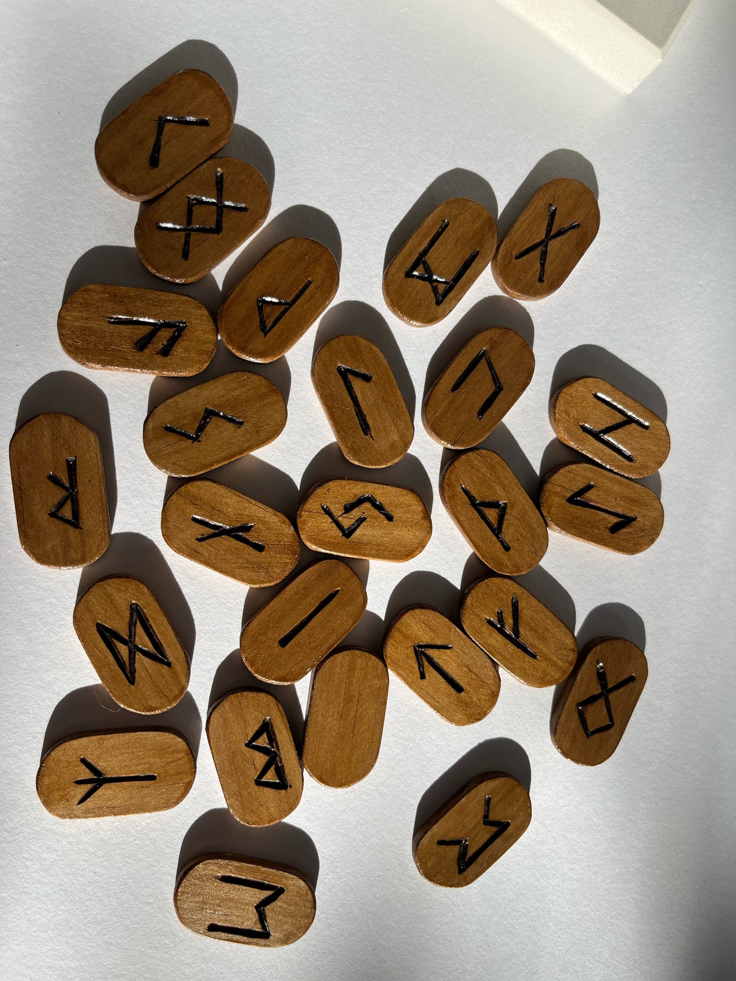 Pine Elder Futhark Runes Set