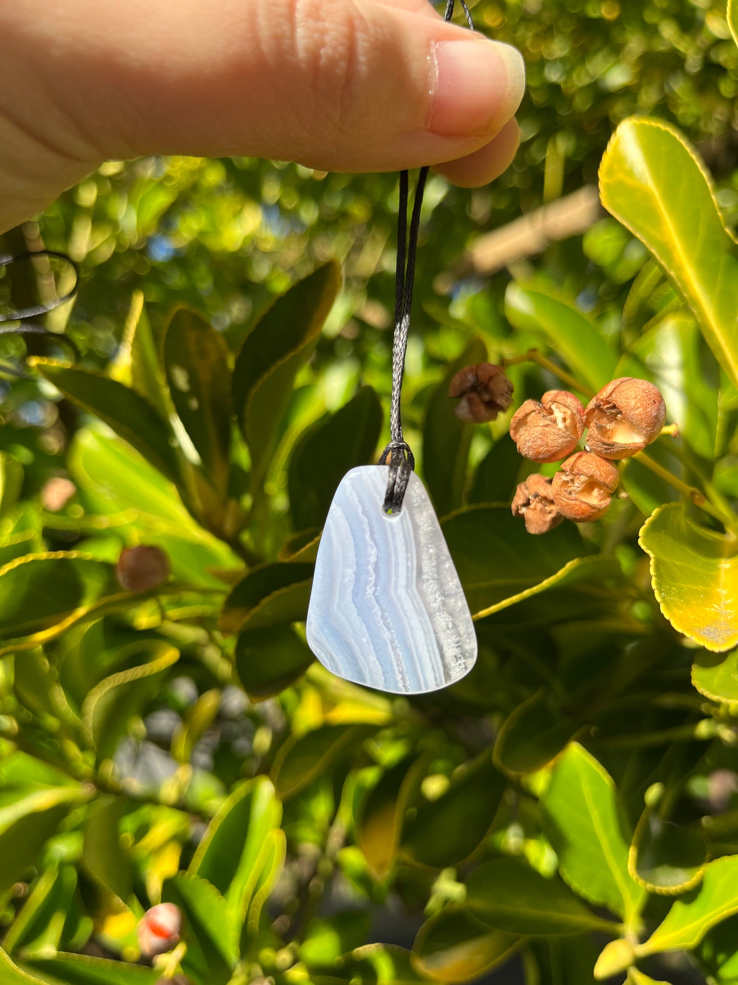 Blue Lace Agate Necklace
