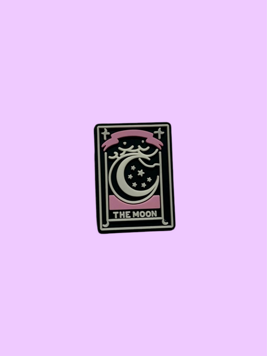The Moon Tarot Croc Charm