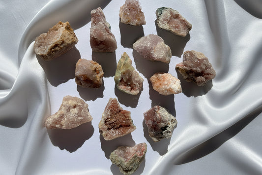 Pink Amethyst Cluster Crystals NZ